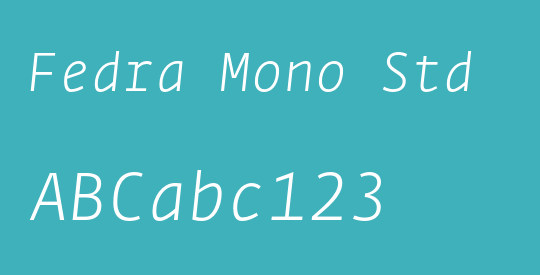 Fedra Mono Std