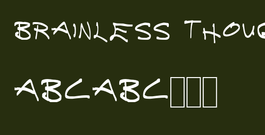 Brainless Thoughts Compact