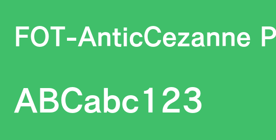 FOT-AnticCezanne Pro