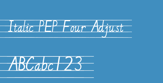 Italic PEP Four Adjust