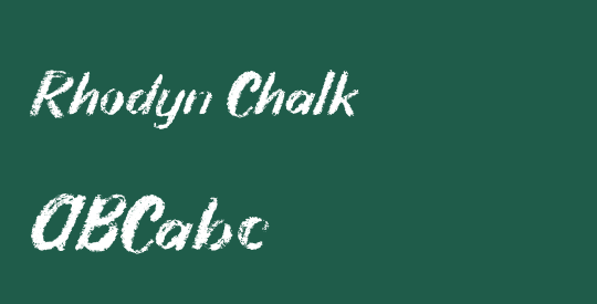 Rhodyn Chalk