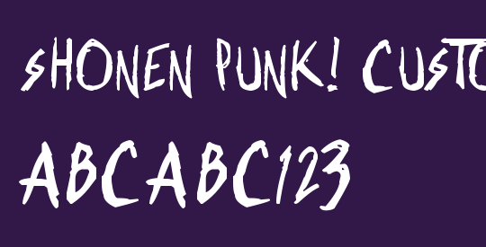 Shonen Punk! Custom Bold