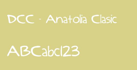DCC - Anatolia Clasic