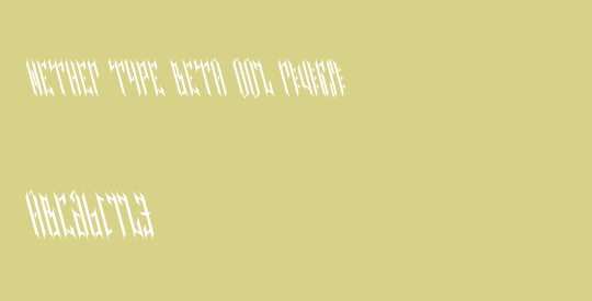 NETHER TYPE BETA 002 Reverse