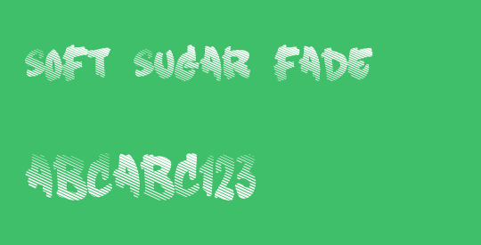 Soft Sugar fade