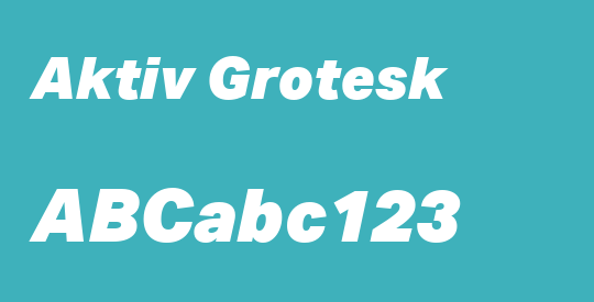 Aktiv Grotesk