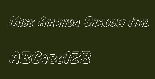 Miss Amanda Shadow Ital