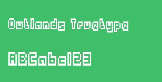 Outlands Truetype