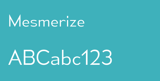 Mesmerize