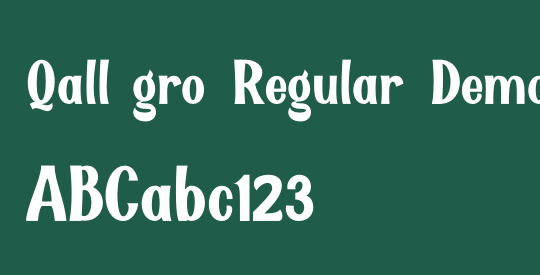 Qallégro Regular Demo