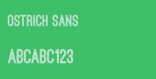 Ostrich Sans