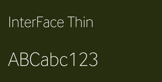 InterFace Thin