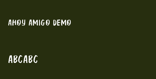 Ahoy Amigo DEMO