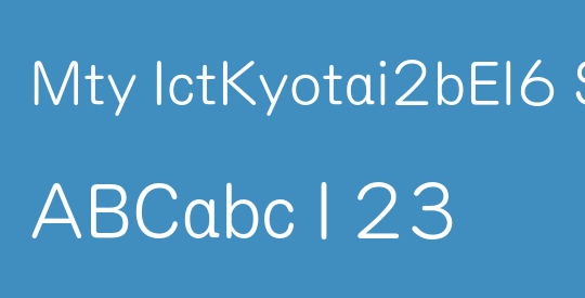 Mty IctKyotai2bEl6 Std