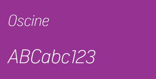 Oscine