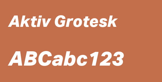 Aktiv Grotesk