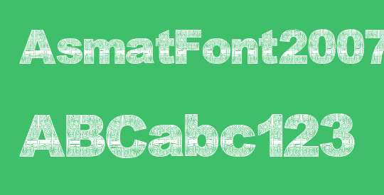 AsmatFont2007