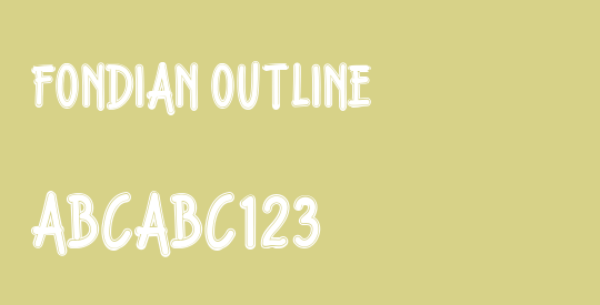 Fondian Outline