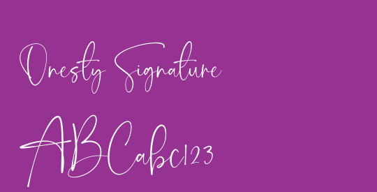 Onesty Signature