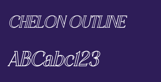 CHELON OUTLINE