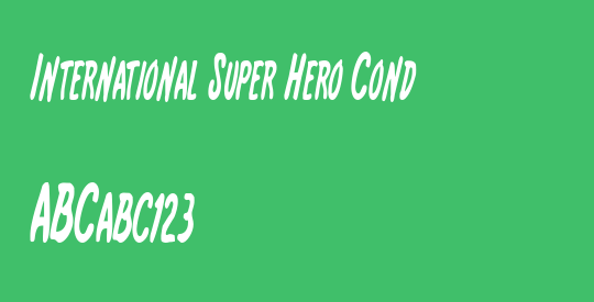 International Super Hero Cond