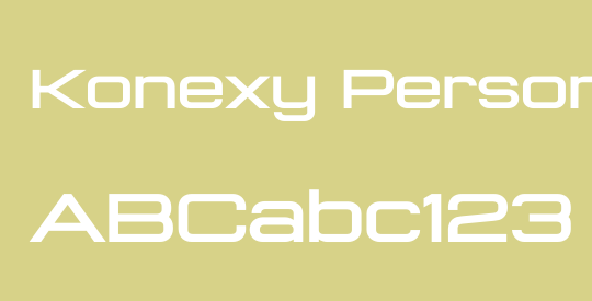 Konexy Personal Use