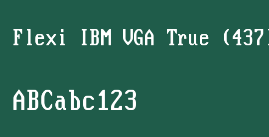 Flexi IBM VGA True (437)