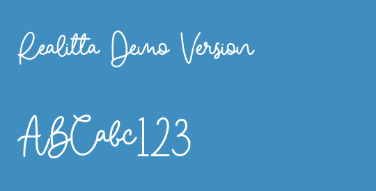 Realitta Demo Version