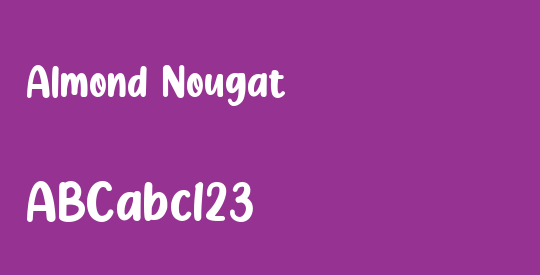 Almond Nougat