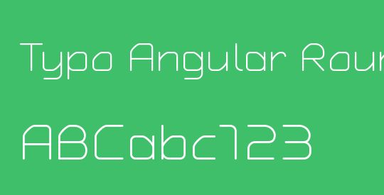 Typo Angular Rounded Light Demo