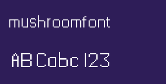 mushroomfont