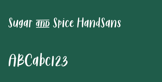 Sugar & Spice HandSans