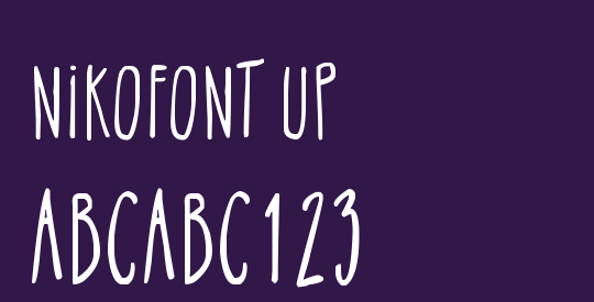 NikoFont Up