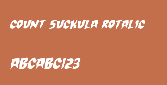 Count Suckula Rotalic