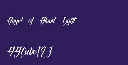 Angel of Blood Light
