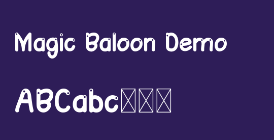 Magic Baloon Demo