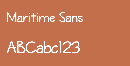 Maritime Sans