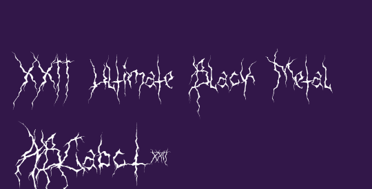 XXII Ultimate-Black-Metal