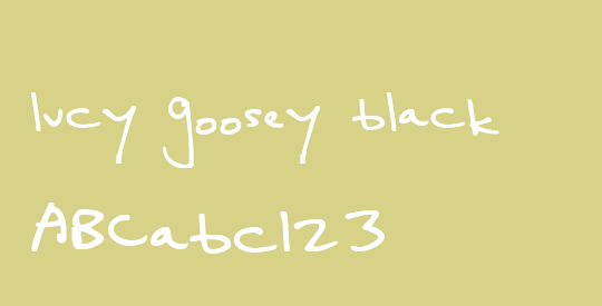 lucy goosey black