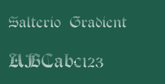 Salterio Gradient