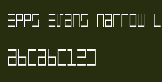 Epps Evans Narrow Light