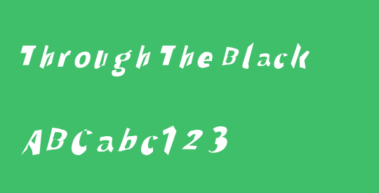 Through The Black