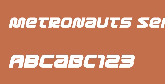 Metronauts Semi-Italic