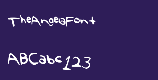 TheAngelaFont
