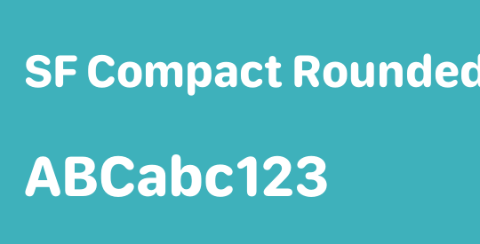 SF Compact Rounded