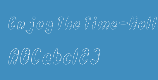 Enjoy The Time-Hollow