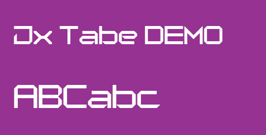 Jx Tabe DEMO