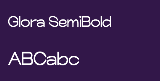 Glora SemiBold