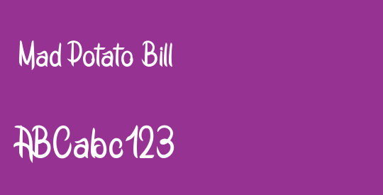 Mad Potato Bill
