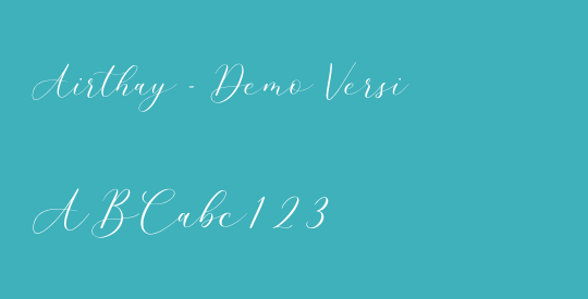 Airthay - Demo Versi